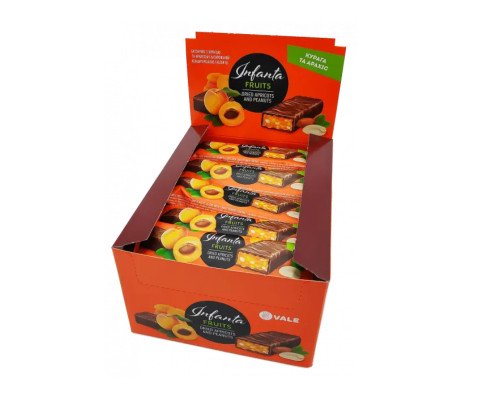 Infanta Fruits - 24x40g Dried Apricot and Peanut