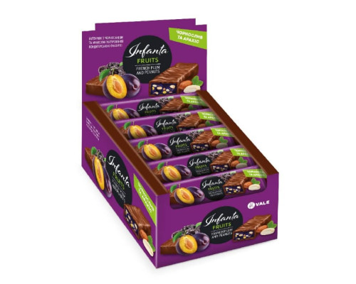 Infanta Fruits - 24x40g French Plum and Peanut