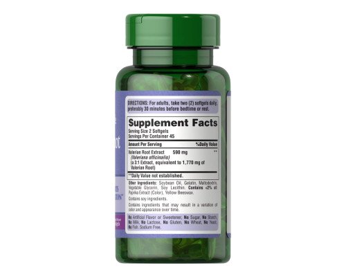 Valerian Root Extract - 90 softgels