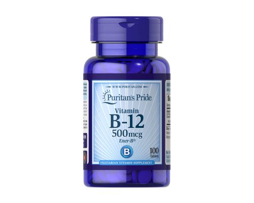 Vitamin B-12 500 mcg - 100 tabs