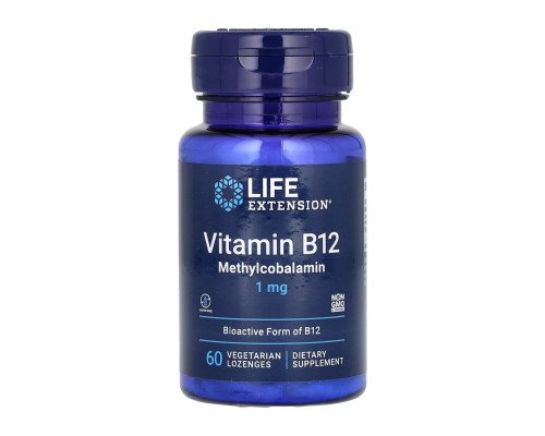Vitamin B12 Methylcobalamin 1 mg - 60 vcaps