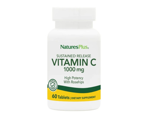 Вітамін С із повільним вивільненням Vitamin C 1000mg - 60 tabs