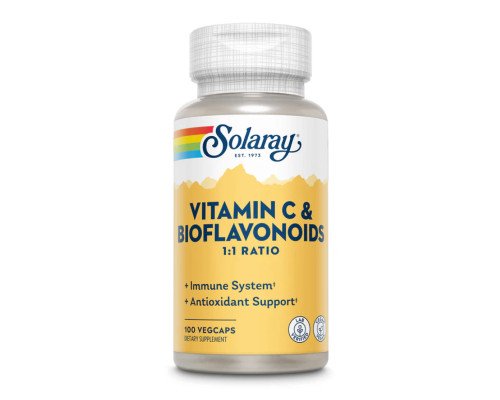Vitamin C & Bioflavonoids 1:1 500mg - 100 vcaps