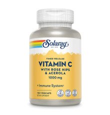 Vitamin C with Rose Hips & Acerola 1000mg - 100 vcaps