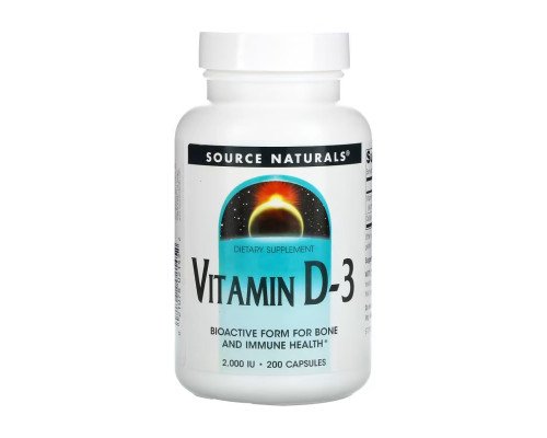 Витамин Д Vitamin D-3 2000 IU - 200 caps