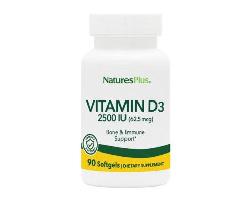 Витамин D3 Vitamin D3 2500 IU - 90 softgels