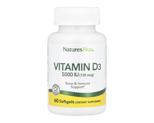 Вітамін D3 Vitamin D3 5000 IU - 60 softgels