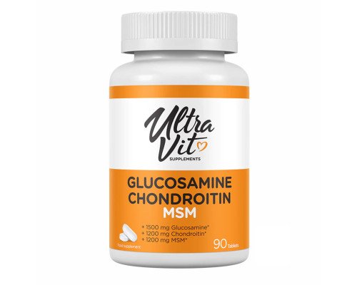 Ultravit Glucosamine Chondroitin MSM - 90 tabs