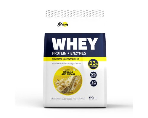 Whey - 900g Banana and Cream