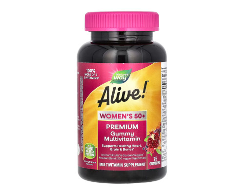 Women's 50+ Premium Gummies Multivitamin - 75 gummies
