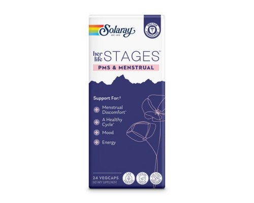 Комплекс - природна підтримка в період менструації Womens Health Menstruation - 24 vcaps