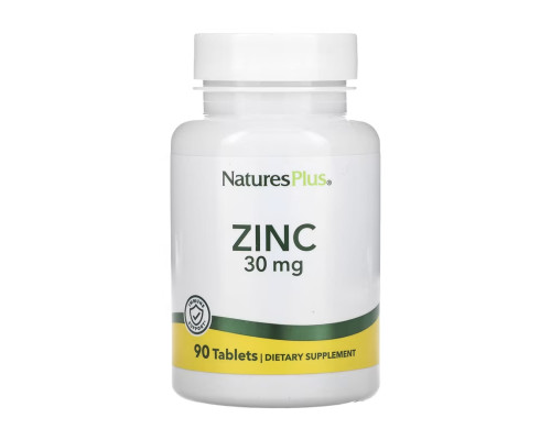 Цинк Zinc 30mg - 90 tabs