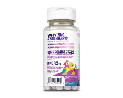 KAL Zinc Elderberry ActivMelt® – цинк і бузина для підтримки імунітету дітей, Mixed Berry, 90 micro tablets
