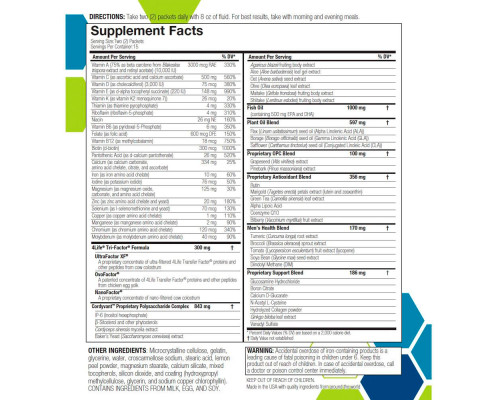 4Life Transfer Factor RiteStart Men – комплекс для здоров'я чоловіків