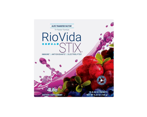 4Life Transfer Factor RioVida Stix– поддержка иммунитета и антиоксидантная защита