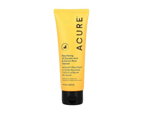 Очищувач з гліколевою кислотою і коренем єдинорога, 118 мл Resurfacing 1% Glycolic Acid & Unicorn Root Cleanser