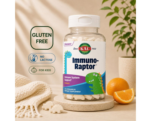 Immuno-Raptor Orange — дитячий імуно-комплекс жувальний, 60 chewable tablets