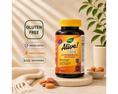 Kids Chewable Multivitamin — дитячі жувальні мультивітаміни Orange & Berry, 120 таблеток