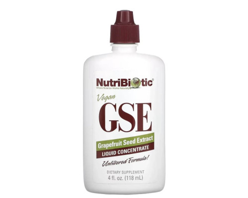 NutriBiotic GSE — рідкий концентрат екстракту кісточок грейпфрута