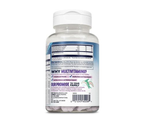KAL MultiSaurus Berry Grape Orange – дитячі мультивітаміни, 90 жувальних таблеток