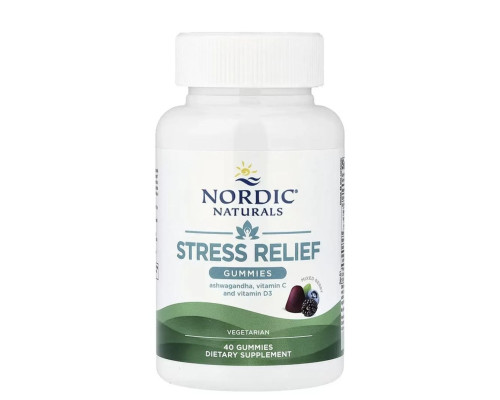 Nordic Naturals Stress Relief Gummies, 40 жувальних пастилок