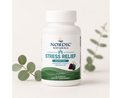 Nordic Naturals Stress Relief Gummies, 40 жувальних пастилок