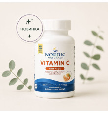 Nordic Naturals Vitamin C Gummies 250 мг, 60 жевательных мармеладок для поддержки иммунитета