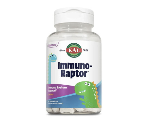 Immuno-Raptor Orange — детский иммунный комплекс жевательный, 60 chewable tablets