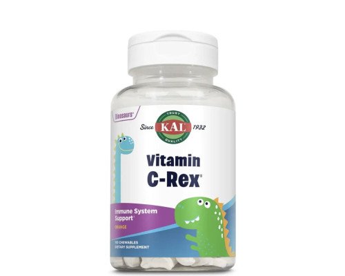 KAL Vitamin C-Rex — детский жевательный витамин C, 100 мг