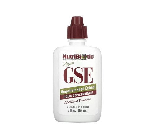 NutriBiotic GSE — жидкий экстракт косточек грейпфрута, 59 мл