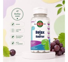 KAL Relax-a-Saurus — підтримка спокою та розслаблення для дітей, 30 жувальних таблеток