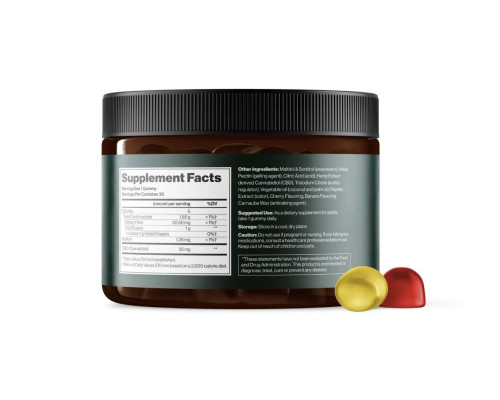Mind Shi CBD Gummies Full Spectrum 750 mg Cherry & Banana – жувальні мармеладки з CBD, 30 gummies