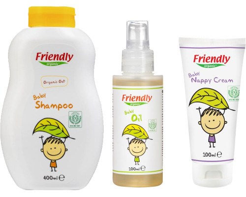 Органічний набір дитячої косметики Friendly Organic  "Безпечний догляд"