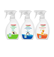 Економ набір засобів для чищення дитячих предметів та одягу Friendly Organic