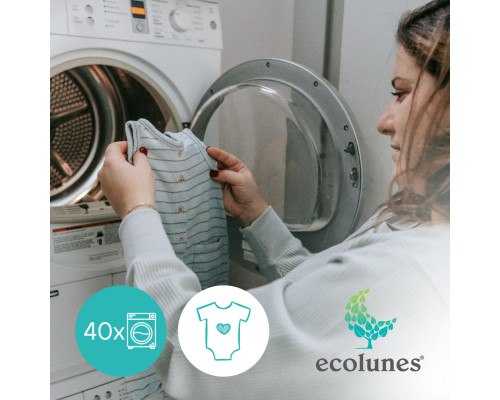 Тестер Органічний гель для прання дитячого одягу Ecolunes без запаху, 50 мл