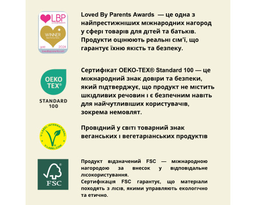 Органічний вологий туалетний папір Eco by Naty, без запаху 168 шт (3 упаковки 1)