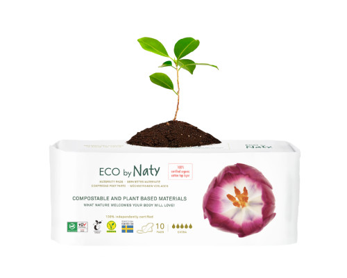 Післяпологові органічні прокладки Eco by Naty 10 шт