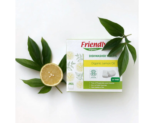 Органічні таблетки для посудомийної машини Friendly Organic 25 шт