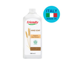 Органічне рідке мило для рук Friendly Organic з екстрактом рису 1000 мл