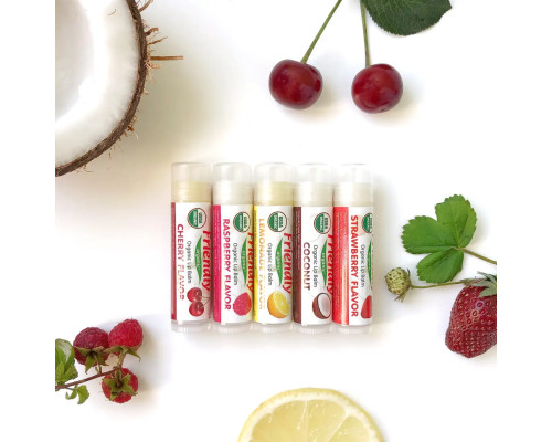 Органічний бальзам для губ Friendly Organic без запаху 4,25 гр