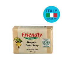 Органічне тверде мило для рук Friendly Organic без запаху 100 гр
