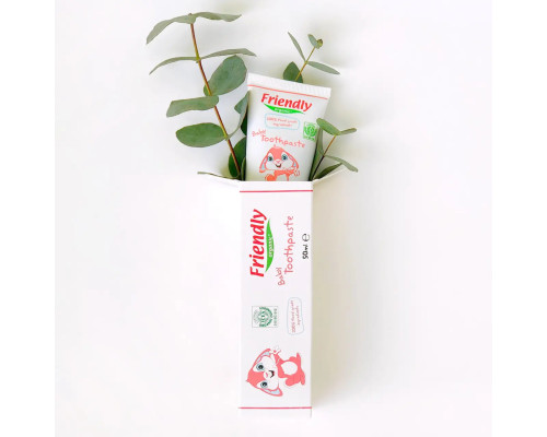 Органічна дитяча зубна паста Friendly Organic 50 мл