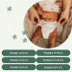 Одноразові дитячі підгузки BioEmbrace "NATY". Розмір 6 (16+ кг.), 17 шт. в упаковці.