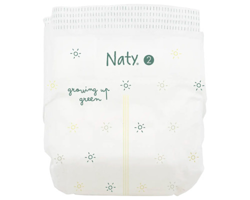 Одноразові дитячі підгузки BioEmbrace "NATY". Розмір 2 (3-6 кг.), 33 шт. в упаковці.