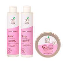 Набір по догляду за кучерявим волоссям Curly для окреслених локонів Officina Naturae