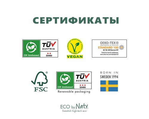 Органічні підгузники Eco by Naty Розмір 0 (до 4,5 кг) 25 шт