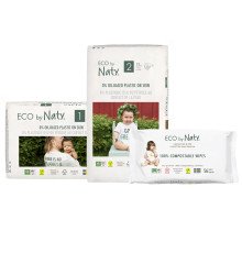 Органічний набір для новонароджених  Eco by Naty "0% пластику на шкірі малюка"