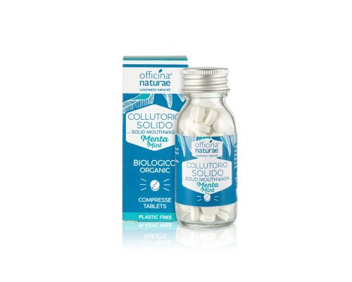 Органические мятные таблетки для полоскания рта Officina Naturae, 40 г