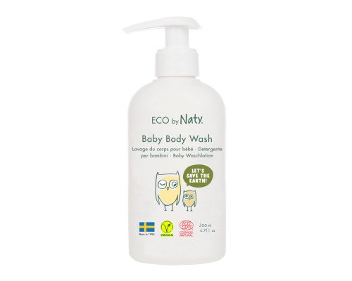 Органічний дитячий гель для душу Eco by Naty 200 мл