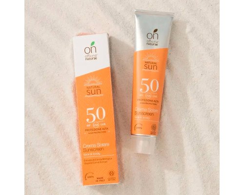 Органический солнцезащитный флюид SPF 50 в алюминиевой тубе Officina Naturae, 75 мл